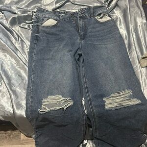 they dont fit me anymore they're perfectly fine. I've wore them once